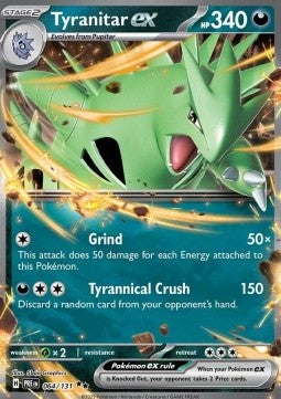 Tyranitar ex PRE-064 Double Rare Near Mint Englisch