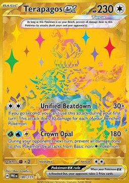 Terapagos ex PRE-180 Secret Rare Near Mint Deutsch