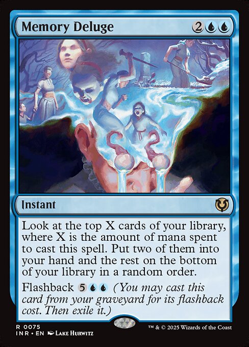 Memory Deluge INR-75 Rare Near Mint Englisch Foil