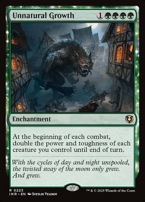 Unnatural Growth INR-223 Rare Near Mint Englisch Foil
