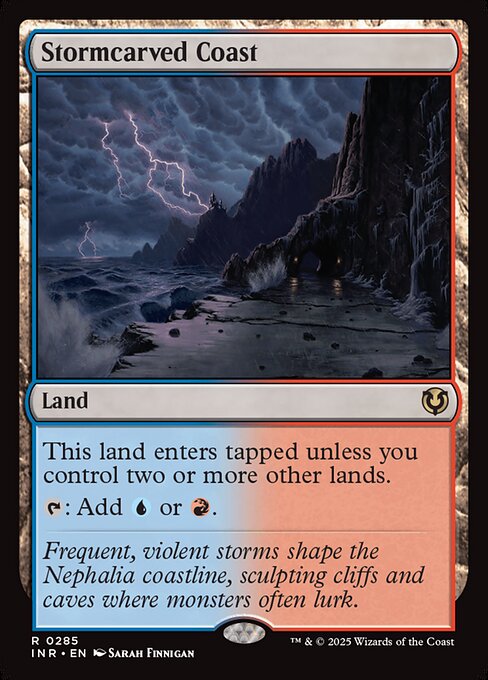 Stormcarved Coast INR-285 Rare Near Mint Englisch Foil