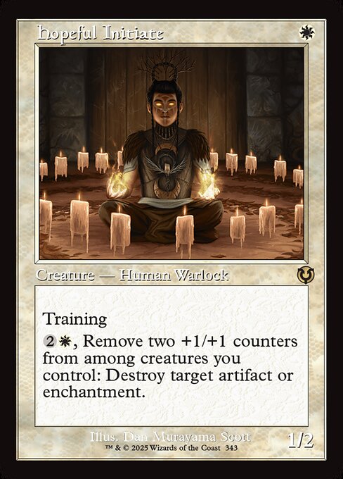 Hopeful Initiate XINR-343 Rare Near Mint Englisch