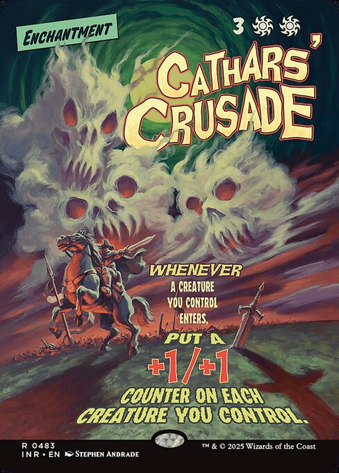 Cathars' Crusade XINR-483 Rare Near Mint Englisch Foil