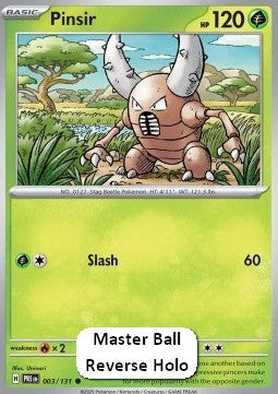 Pinsir xPRE-003 Common Near Mint Deutsch Reverse Holo