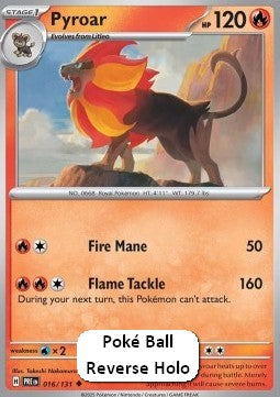 Pyroleo xPRE-016 Uncommon Near Mint Deutsch Reverse Holo