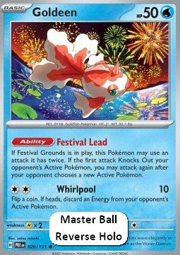 Goldeen xPRE-020 Common Near Mint Englisch Reverse Holo