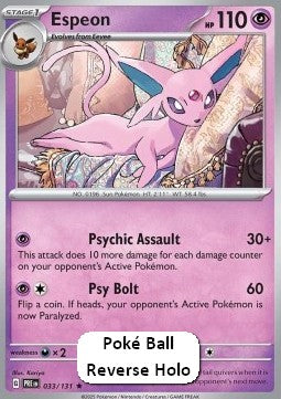 Psiana xPRE-033 Rare Excellent Deutsch Reverse Holo
