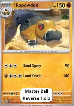 Hippowdon xPRE-053 Common Excellent Englisch Reverse Holo