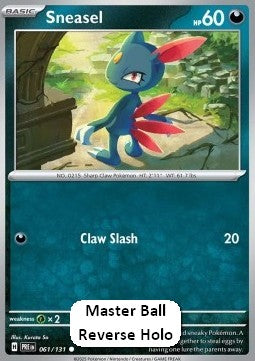 Sneasel xPRE-061 Common Near Mint Englisch Reverse Holo