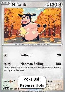 Miltank xPRE-081 Common Excellent Deutsch Reverse Holo