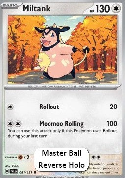 Miltank xPRE-081 Common Near Mint Deutsch Reverse Holo