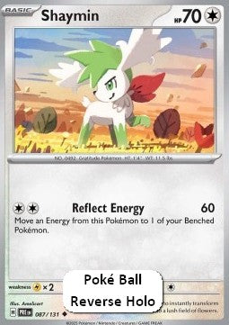 Shaymin xPRE-087 Uncommon Near Mint Deutsch Reverse Holo