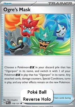 Maske des Oni xPRE-118 Uncommon Excellent Deutsch Reverse Holo