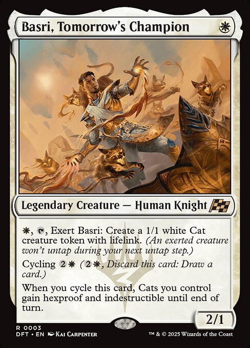 Basri, Tomorrow's Champion DFT-3 Rare Near Mint Englisch