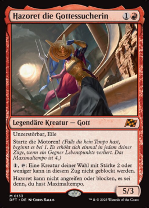 Hazoret die Gottessucherin DFT-133 Mythic Near Mint Deutsch