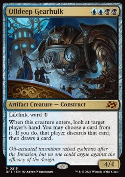 Oildeep Gearhulk DFT-215 Mythic Near Mint Englisch Foil