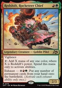 Redshift, Rocketeer Chief DFT-218 Rare Near Mint Englisch