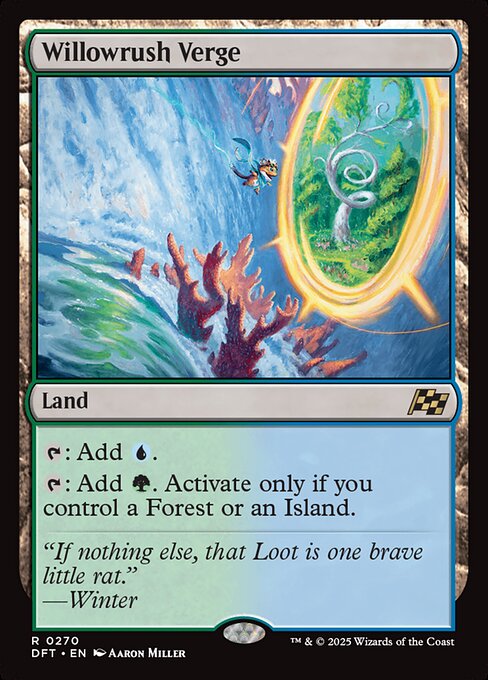 Willowrush Verge DFT-270 Rare Near Mint Englisch Foil