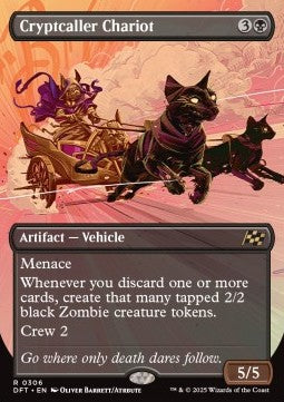 Cryptcaller Chariot XDFT-306 Rare Near Mint Englisch