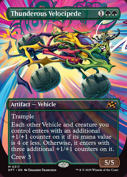 Thunderous Velocipede DFTX-317 Mythic Near Mint Englisch