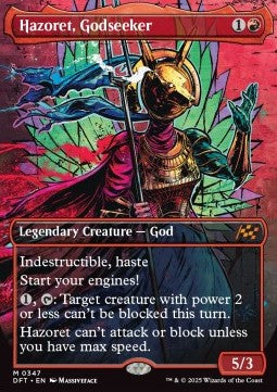 Hazoret, Godseeker DFTX-347 Mythic Near Mint Englisch Foil