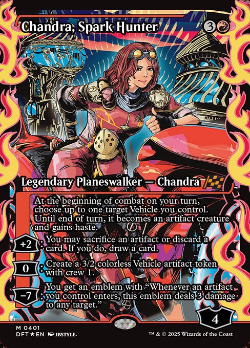 Chandra, Spark Hunter DFTX-401 Mythic Near Mint Englisch Foil