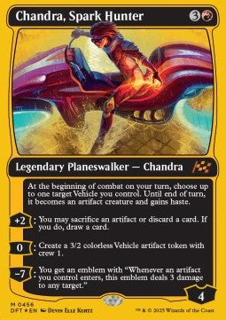 Chandra, Spark Hunter DFTFP-456 Mythic Near Mint Englisch Foil