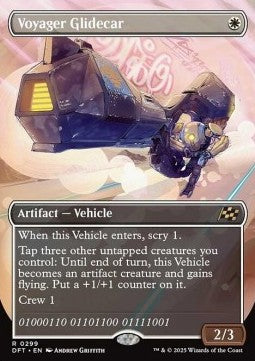 Voyager Glidecar XDFT-299 Rare Near Mint Englisch Foil