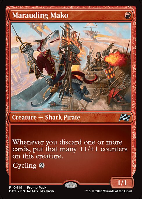 Marauding Mako PDFT-419 Uncommon Near Mint Englisch