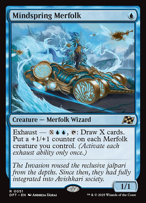 Mindspring Merfolk DFT-51 Rare Near Mint Englisch