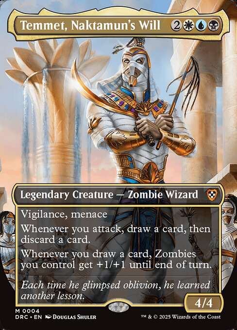 Temmet, Naktamun's Will DRC-4 Mythic Near Mint Englisch Foil