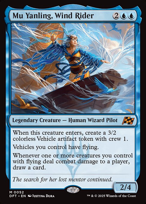 Mu Yanling, Wind Rider DFT-52 Mythic Near Mint Englisch