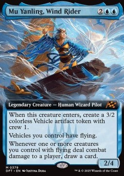 Mu Yanling, Wind Rider DFTX-379 Mythic Near Mint Englisch Foil