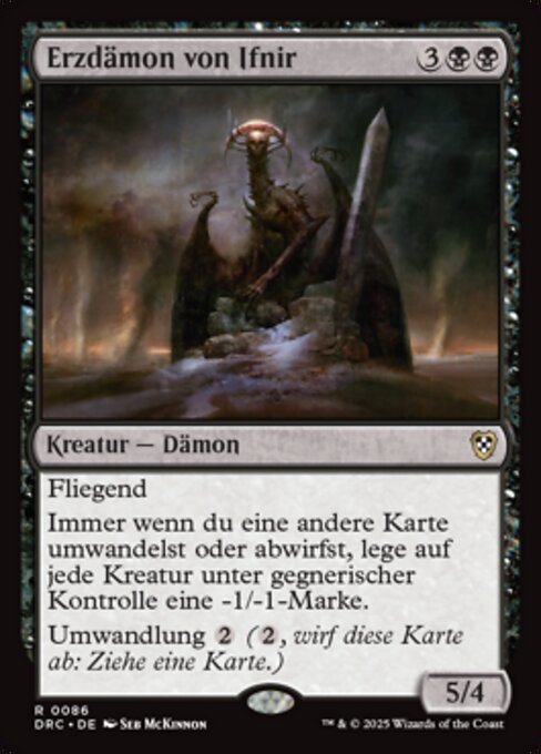 Erzdämon von Ifnir DRC-86 Rare Near Mint Deutsch