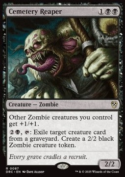 Cemetery Reaper DRC-87 Rare Near Mint Englisch