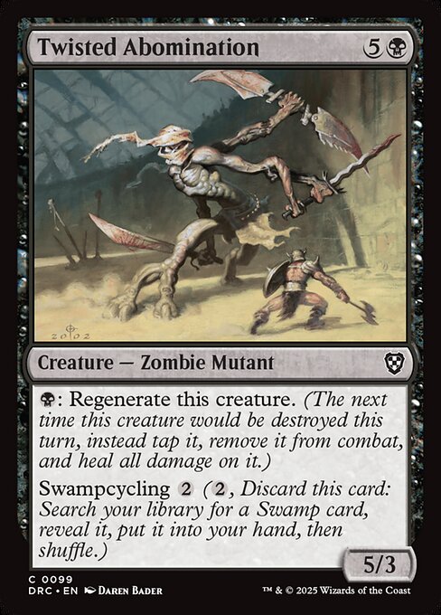 Twisted Abomination DRC-99 Common Near Mint Englisch
