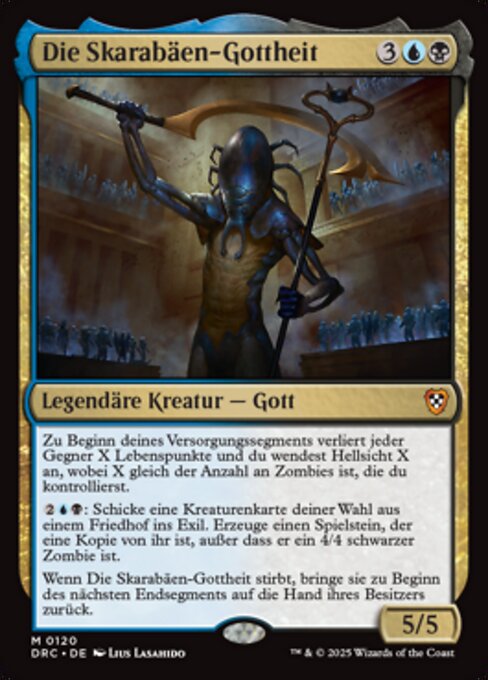 Die Skarabäen-Gottheit DRC-120 Mythic Near Mint Deutsch