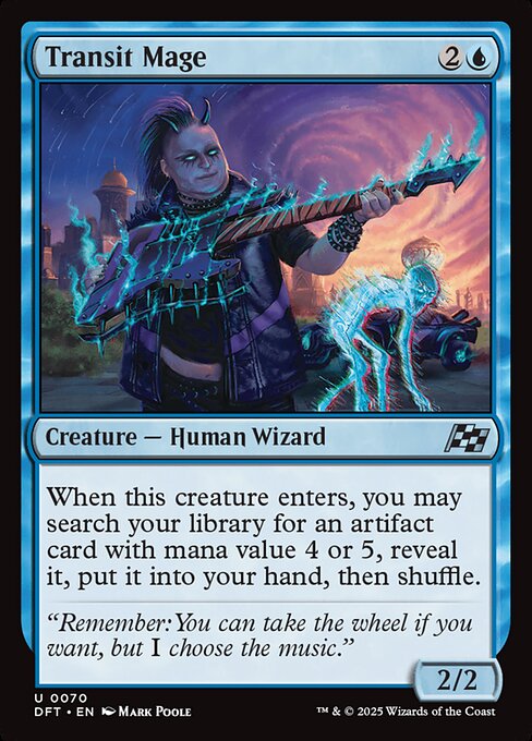 Transit Mage DFT-70 Uncommon Excellent Englisch Foil