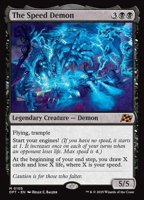The Speed Demon DFT-105 Mythic Near Mint Englisch