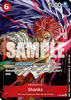 Shanks (P-083) (V.1) P Promo Excellent Englisch
