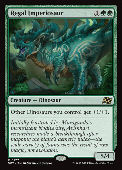 Regal Imperiosaur DFT-177 Rare Excellent Englisch
