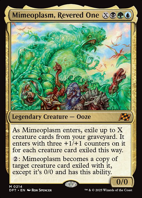 Mimeoplasm, Revered One DFT-214 Mythic Near Mint Englisch