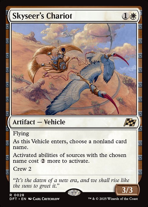 Skyseer's Chariot DFT-28 Rare Near Mint Englisch