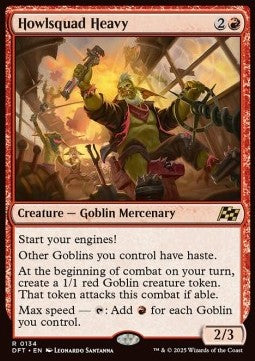 Howlsquad Heavy DFT-134 Rare Near Mint Englisch Foil