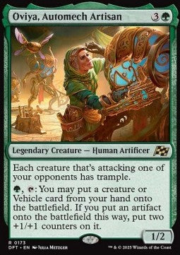 Oviya, Automech Artisan DFT-173 Rare Near Mint Englisch Foil