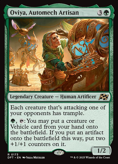 Oviya, Automech Artisan DFT-173 Rare Near Mint Englisch Foil