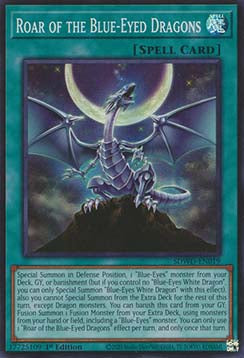 Gebrüll der Blauaugen-Drachen SDWD-019 Super Rare Near Mint Deutsch
