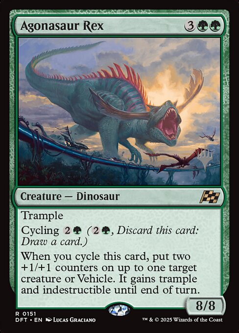 Agonasaur Rex (V.2) PDFT-151 Rare Near Mint Englisch