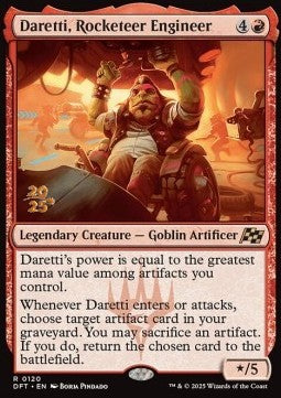 Daretti, Rocketeer Engineer PDFT-120 Rare Near Mint Englisch Foil