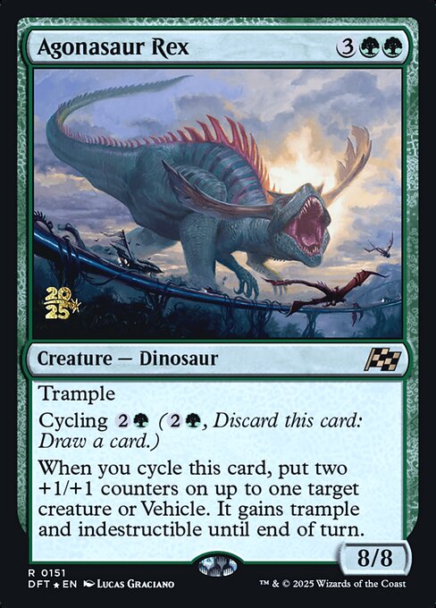 Agonasaur Rex PDFT-151 Rare Near Mint Englisch Foil